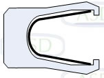 Spring–energized PTFE Seals v-spring