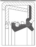 ACN oil seal
