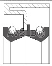 DAB oil seal
