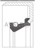 SAB oil seal